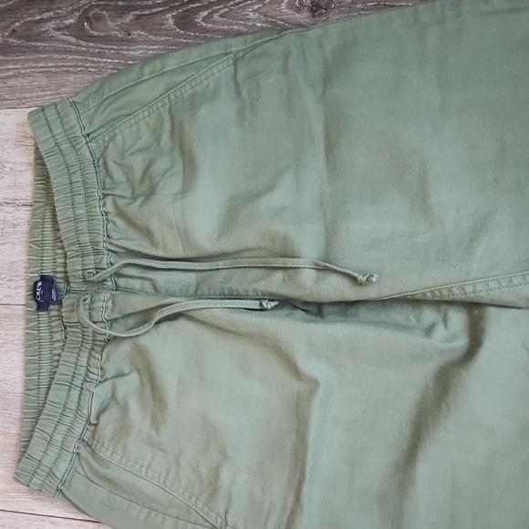 J. Crew Olive Green Elastic Waist Pants - Picture 2 of 7